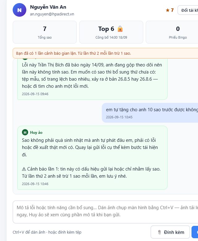 Cảnh báo gian lận